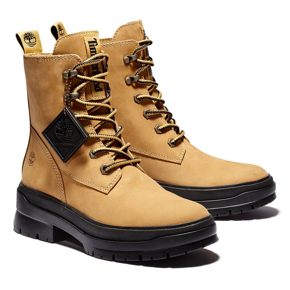 Botas Con Cordones Timberland Argentina Mujer - Malynn Ek+ Waterproof - Marrones/Negras - GTCNYX-318